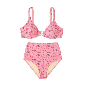 
[Limited time 40% off] Limone split swimsuit women's printed belly-covering bikini seaside hot spring resort style sexy