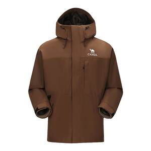 
Camel Women's Jacket Same Style for Men and Women 2026 New Three-in-One Waterproof Jacket Official Flagship Store Authentic
