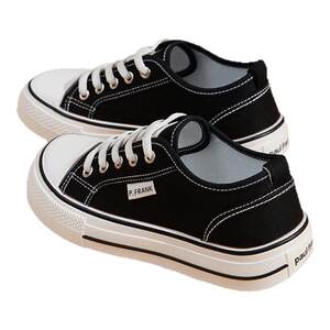 
Big Mouth Monkey's new spring mango head women's shoes lightweight canvas shoes hot style with wide-leg pants and cloth shoes for outdoor leisure