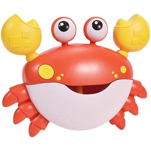 
Small crab baby boy girl blow bubble machine shower baby shower toy children bathroom play water
