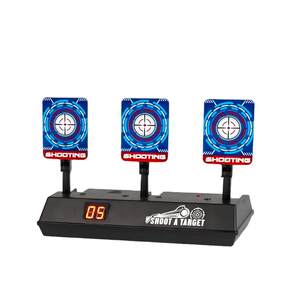 
Children's mobile shooting target electronic scoring children's battle soft bullet gun 3 launcher 6-year-old boy toy gift