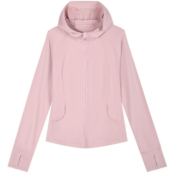 
Black ice silk cool sun protection clothing for women 2026 new summer outdoor breathable anti-UV light and quick-drying jacket