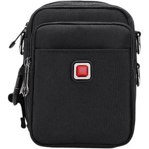 Swiss bag cross -body bag wears belt mobile phone pocket bag men's Oxford canvas shoulder bag mini small backpack casual bag