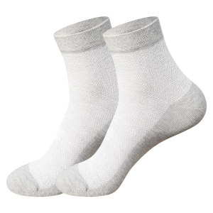 Extra large size socks for men 48 spring and summer thin mid-tube socks 46 odorproof 45 mesh breathable 50 plus size stockings
