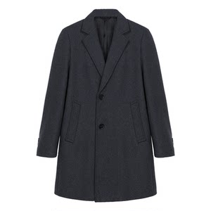 
[Store] Heavy thickened wool wool coat for men's mid-length shoulder pads in winter slightly loose casual jacket