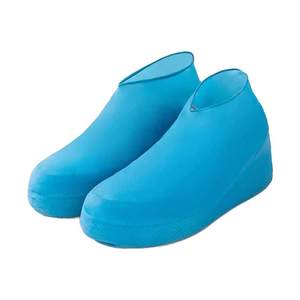 Rain -shoe case men's and women's waterproof shoes outer wearing non -slip and rain -proof foot sleeve thickened wear -resistant children's silicon gum rainfall rain boots