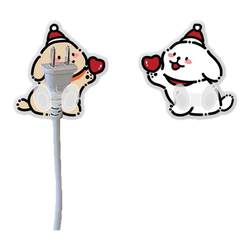 Creative puppy plug hook kitchen power plug storage holder without punching electrical wire organizer