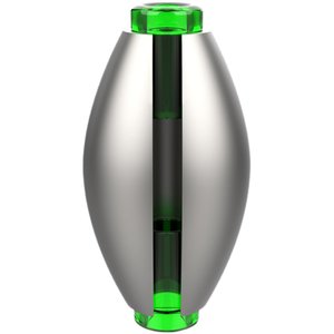 Olive Japanese -style opening lead pendant raft fishing lead passing heart fall Luya hollow pendant bridge raft fishing accessories