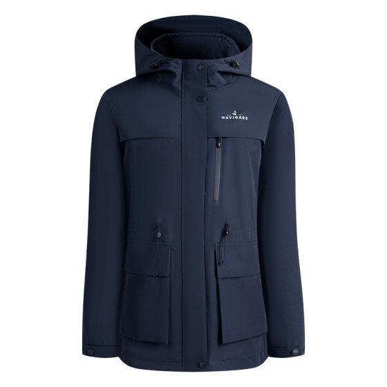 
[Three-proof] Navigare Italian small sailing medium windbreaker women's 2025 autumn and winter new hooded jacket