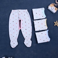 Детские хлопковые штаны для новорожденных, 0-6 мес.