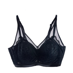 
Youmu Bra Women's Wireless Seamless Underwear Push Up Sexy Lace Breast Control Anti-Sagging Bra YM12323