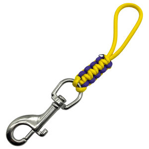 
TinyMola single-head hook lanyard braided diving buckle handmade stainless steel spring anti-lost rope accessories equipment