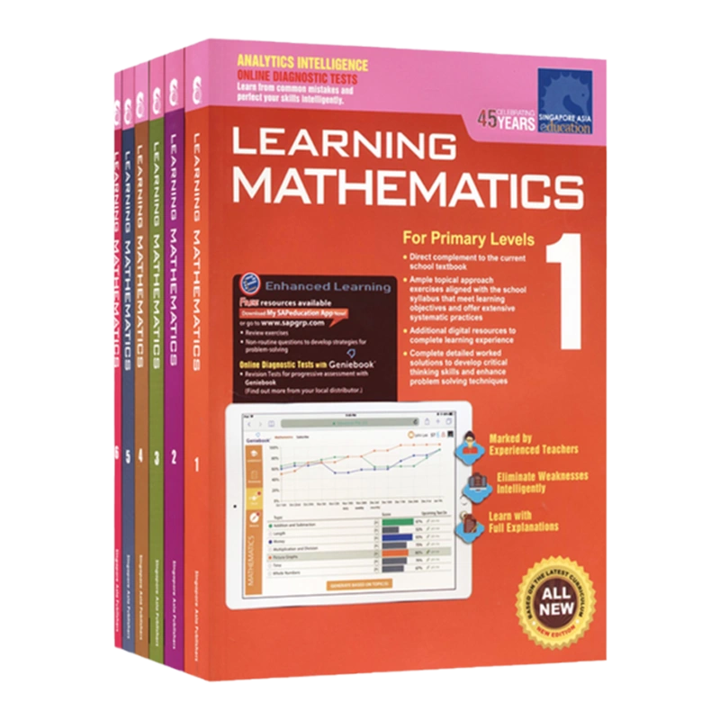英文版SAP Learning Mathematics 6年级数学思维启蒙练习册数学建模学习 