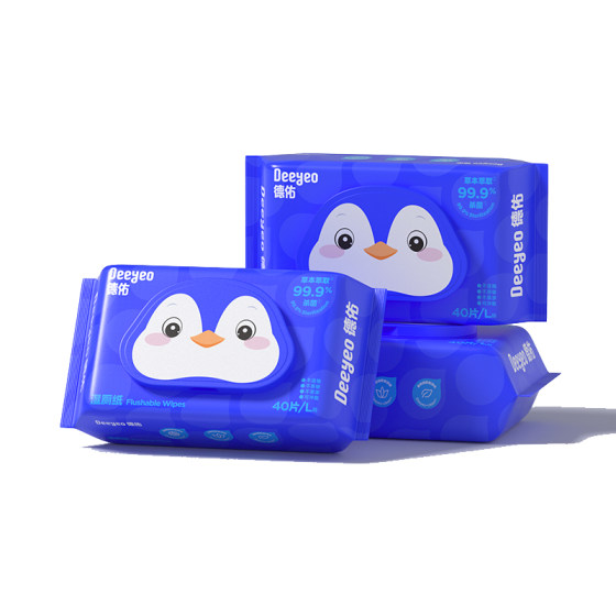 
Deyou Wet Toilet Paper Family Affordable Wet Wipes for Men and Women Pregnant Women Special for Wiping Buttocks Cleaning Toilet Wipes Wet Wipes