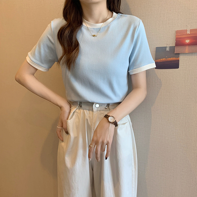 taobao agent Summer short sleeve T-shirt, design top, plus size, trend of season, western style