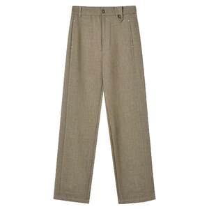 
2025 Autumn Clothing Outlets Counter High-end NH Series High-waisted Solid Color Trousers Fashion Pencil Casual Pants for Women