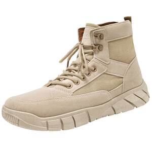
2026 Autumn New Martin Boots Men's Trendy Versatile Casual British Style High-top Canvas Work Boots Trendy Work Shoes