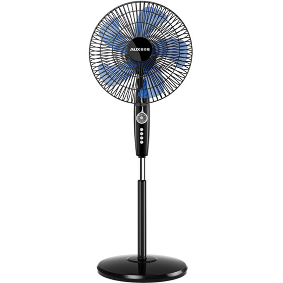 Aux fan floor-standing fan electric fan home vertical high wind power 2025 new electric fan dormitory remote control light sound