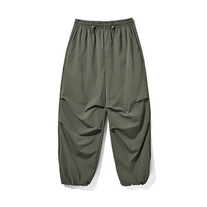 
Skechers quick-drying paratrooper pants flash-on pants summer women's wide-leg pleated cool sports outdoor drawstring trousers