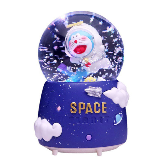 ドラえもん クリスタルボール ミュージックボックス - 光るレジン