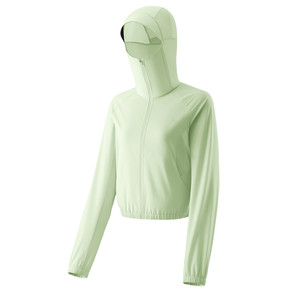 
Jiaoxia women's short mountain style sun protection clothing spring and summer light and quick-drying breathable skin clothing sports outdoor short jacket
