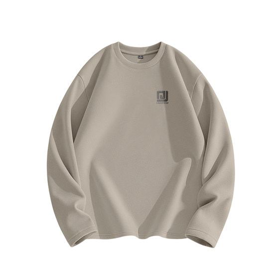 
Jeans West velvet bottoming shirt men's long-sleeved T-shirt men's 2026 new round neck thermal underwear men's top L