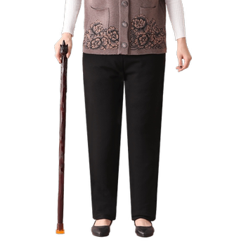 
elderly women's down pants outer wear white duck down