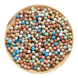 Colorful pottery granules with bottom flower paving surface, breathable, flower water, water cultivation, planting surface stone succulent nutritional nutrition
