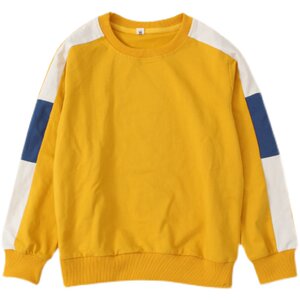 Boys' pure cotton long -sleeved T -shirt Zhongda Children's Spring and Autumn Personal shirt Children's autumn sweater boys casual top
