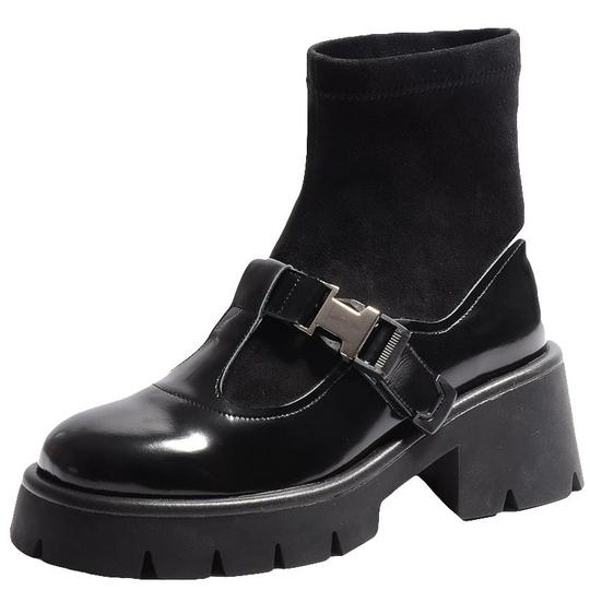 Stivali Corti da Donna in Pelle di Mucca Steve Madden Chenil