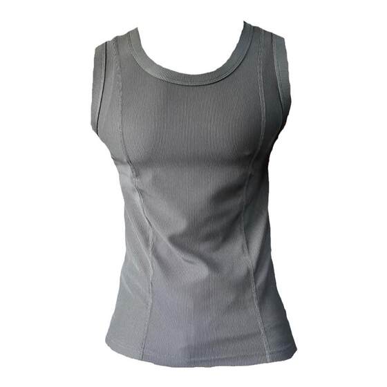 Summer slim sleeveless T -shirt men's vest, vest, dry -breathable, breathable elastic fitness, running training top
