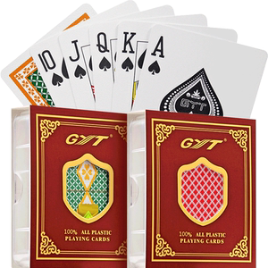 
Plastic playing cards waterproof and anti-folding PVC double-sided frosted high-quality Landlord thickened gyt stud bridge Texas
