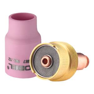 
Argon arc welding gun porcelain nozzle WP18 with filter connector screen guide piece argon arc welding accessories WP26