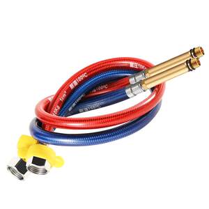 
Faucet hot and cold water inlet pipe stainless steel braided hose wash basin wash basin kitchen sink pipe accessories