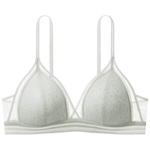Comfortable lace 303A beautiful back sexy lingerie for women thin lace bra French triangle cup ringless bra
