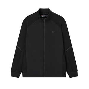 
FILA official men's knitted long-sleeved jacket 2026 summer new fashion casual and comfortable stand-up collar top