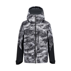 
DESCENTE SKI STYLE series HEAT NAVI men's short shiny warm down jacket