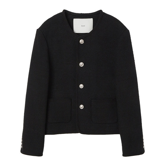 
Dunst2026 spring new classic luxury neutral classic tweed short jacket jacket UDJA6A108