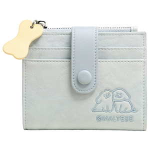 
TOUTOU line puppy wallet card bag all in one cute storage lightweight coin purse couple men's birthday gift
