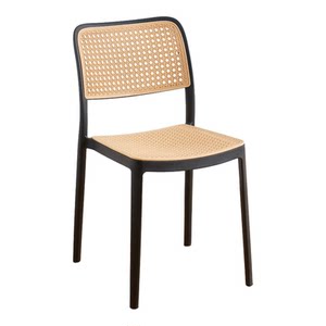 
Plastic chair, outdoor rattan dining chair, home backrest chair, stackable, simple, internet celebrity restaurant, hotel and other stools