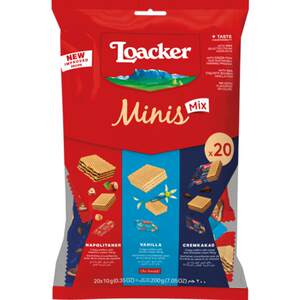 
Loacker Laijia mini mixed wafer biscuits individually packaged imported snacks for pregnant women and children