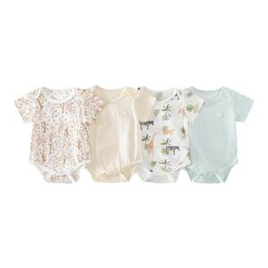 Tongtai Babies Bags Fart Settles Cotton Summer Board Baby Baby Baby Lingerie Short -sleeved Clothing Concern 2 pieces
