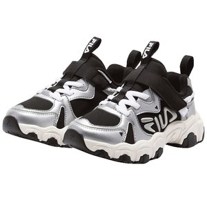 
FILA KIDS Fila Children's Shoes Children's Running Shoes Winter Style Velcro Retro Cat Claw Casual Shoes for Men and Girls