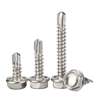 Stainless steel hexagonal self-tapping screw