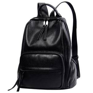 Backpack women's genuine leather soft leather 2026 new fashion first layer cowhide women's bag large capacity travel travel backpack