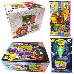 Genuine Dalong Family Plants Vs. Zombies 2 Customized Collection Thick Card Horizontal Version Mr Red And Yellow Metal Hsr