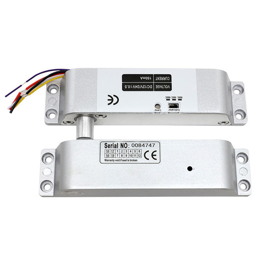 Surface mounted small electric mortise lock for glass doors - anode and ...