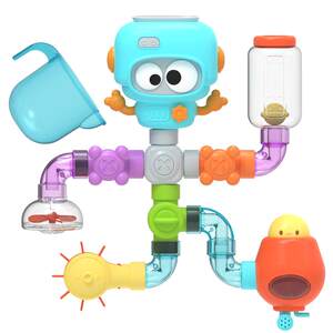 
DIY assembled pipe baby bath toy children's splashing bathroom shower male and female educational birthday New Year gift