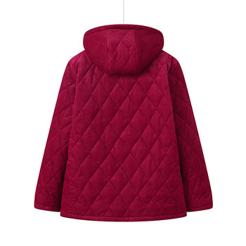 
Middle-aged and elderly women's plus size winter velvet jacket