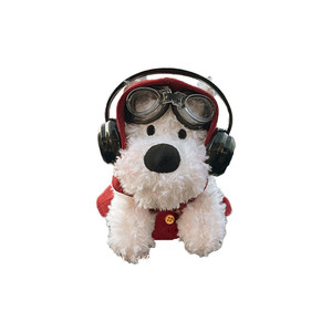 
2026 new car ornaments cute West Highland doll center console screen decoration women's high-end car interior accessories